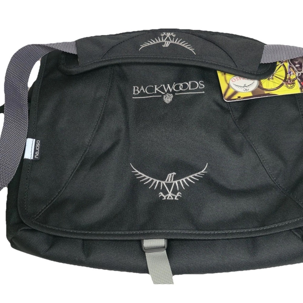 Osprey Momentum Flap Series Messenger Bag Black Active‎ Commute Performance